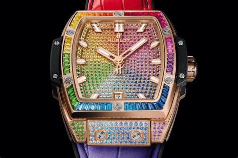 hublot king gold rainbow price|hublot big bang king gold.